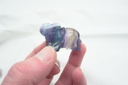 ELEPHANT FLUORITE MULTICOLORE