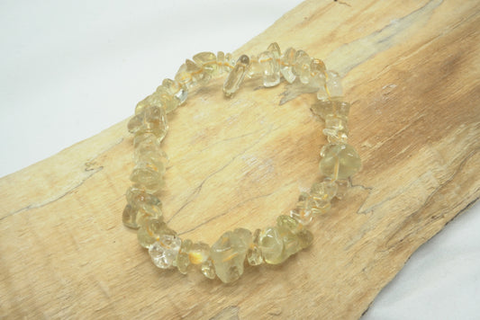 BRACELET BAROQUE CITRINE NATURELLE