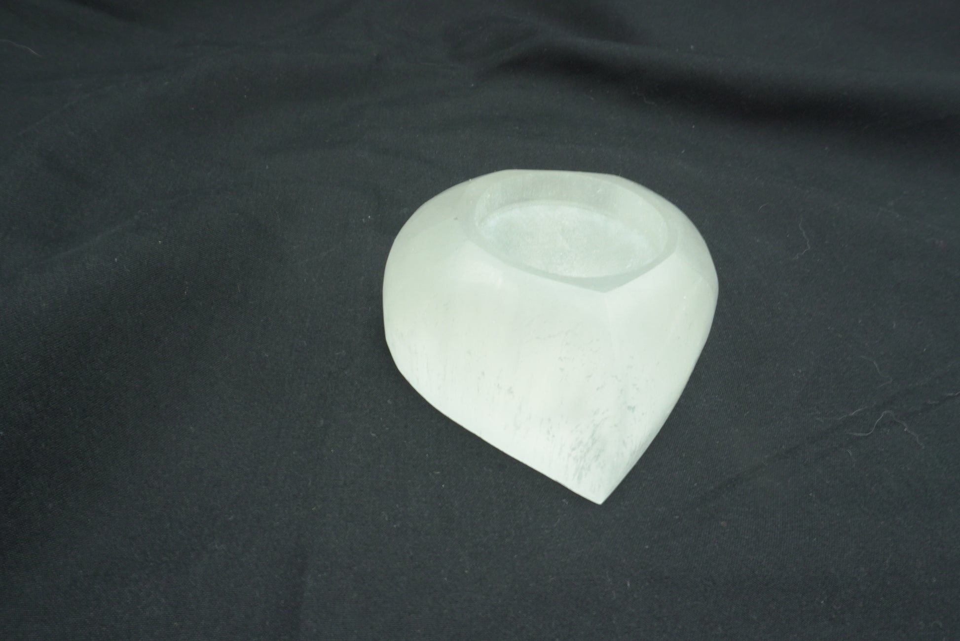 BOUGEOIR COEUR SELENITE