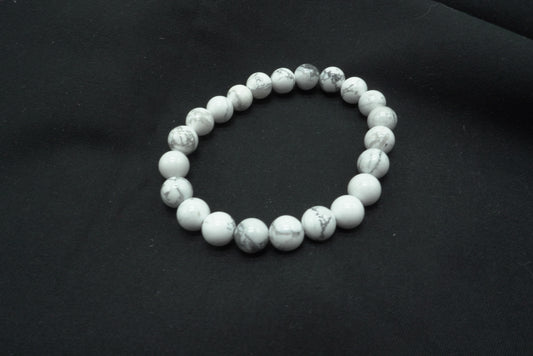 BRACELET HOWLITE 8MM