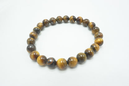 BRACELET OEIL DE TIGRE 8MM