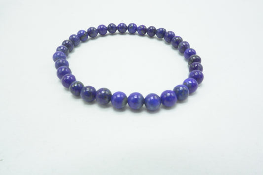 BRACELET LAPIS LAZULI 6MM