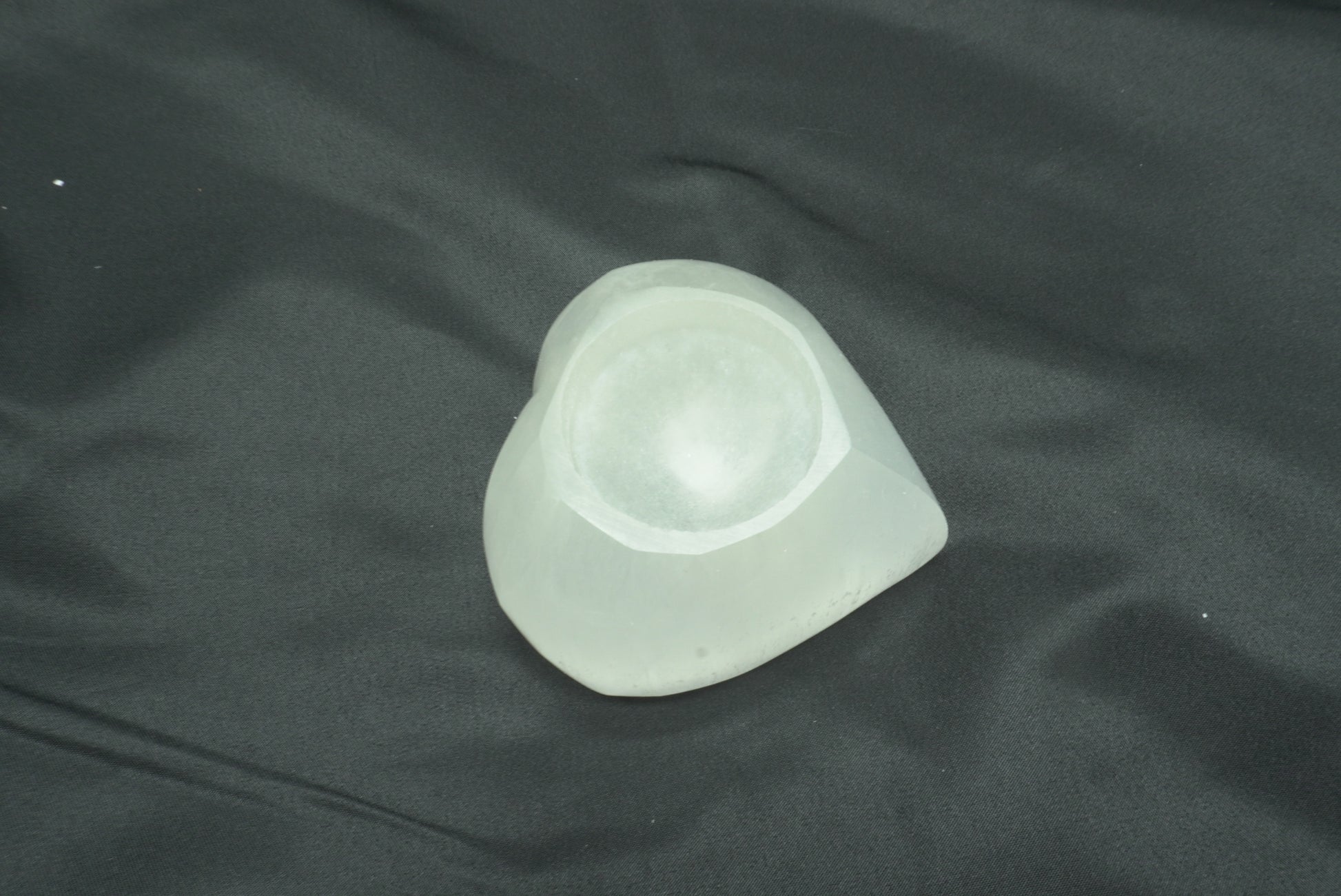 BOUGEOIR COEUR SELENITE