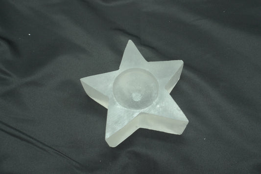 BOUGEOIR ETOILE SELENITE