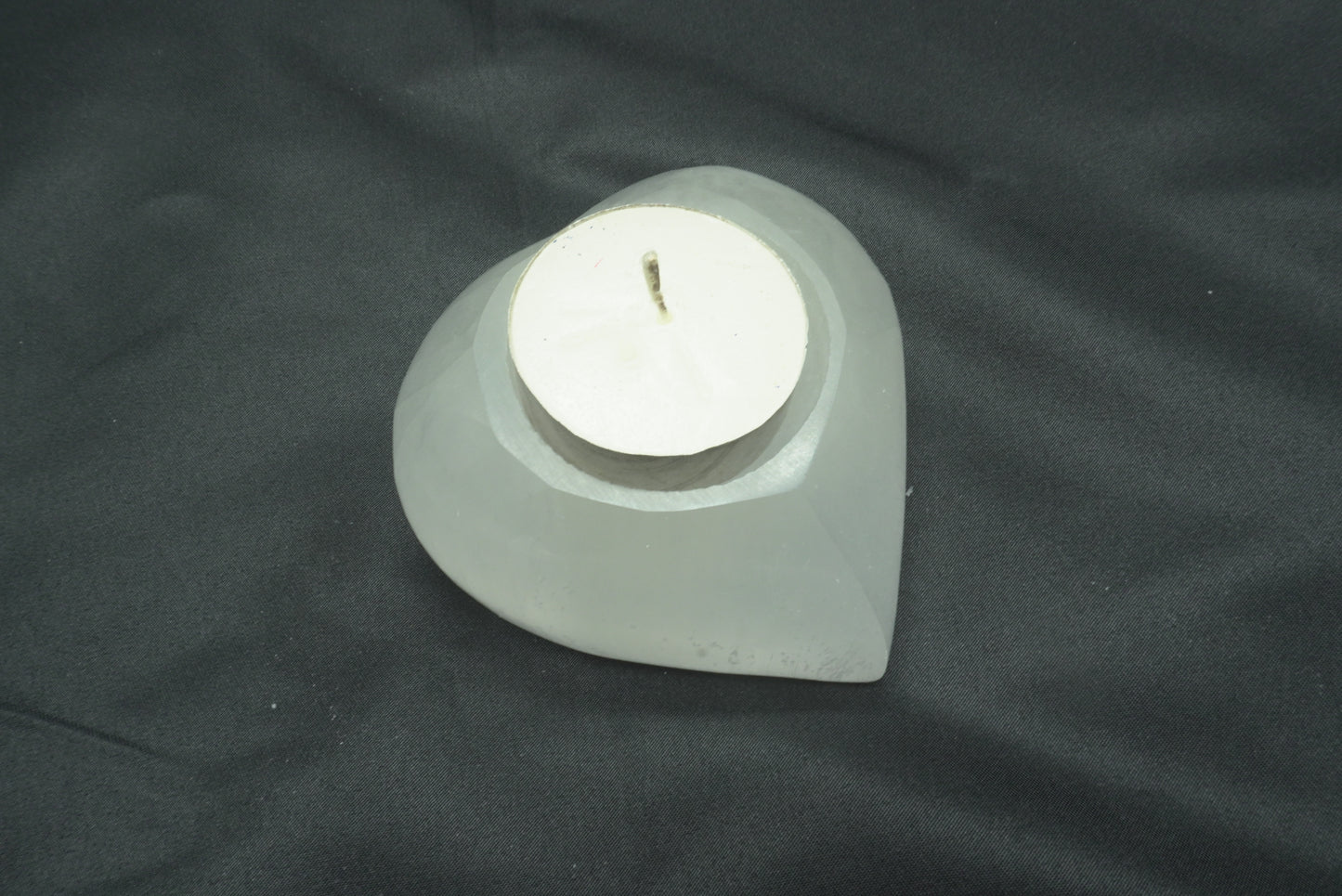 BOUGEOIR COEUR SELENITE