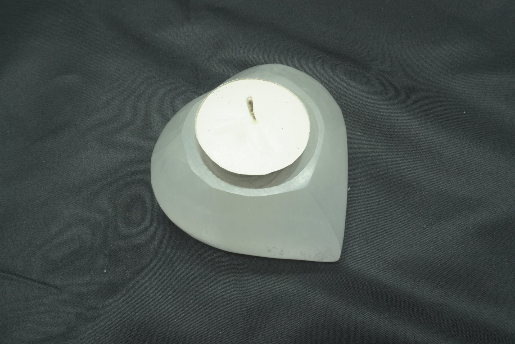BOUGEOIR COEUR SELENITE