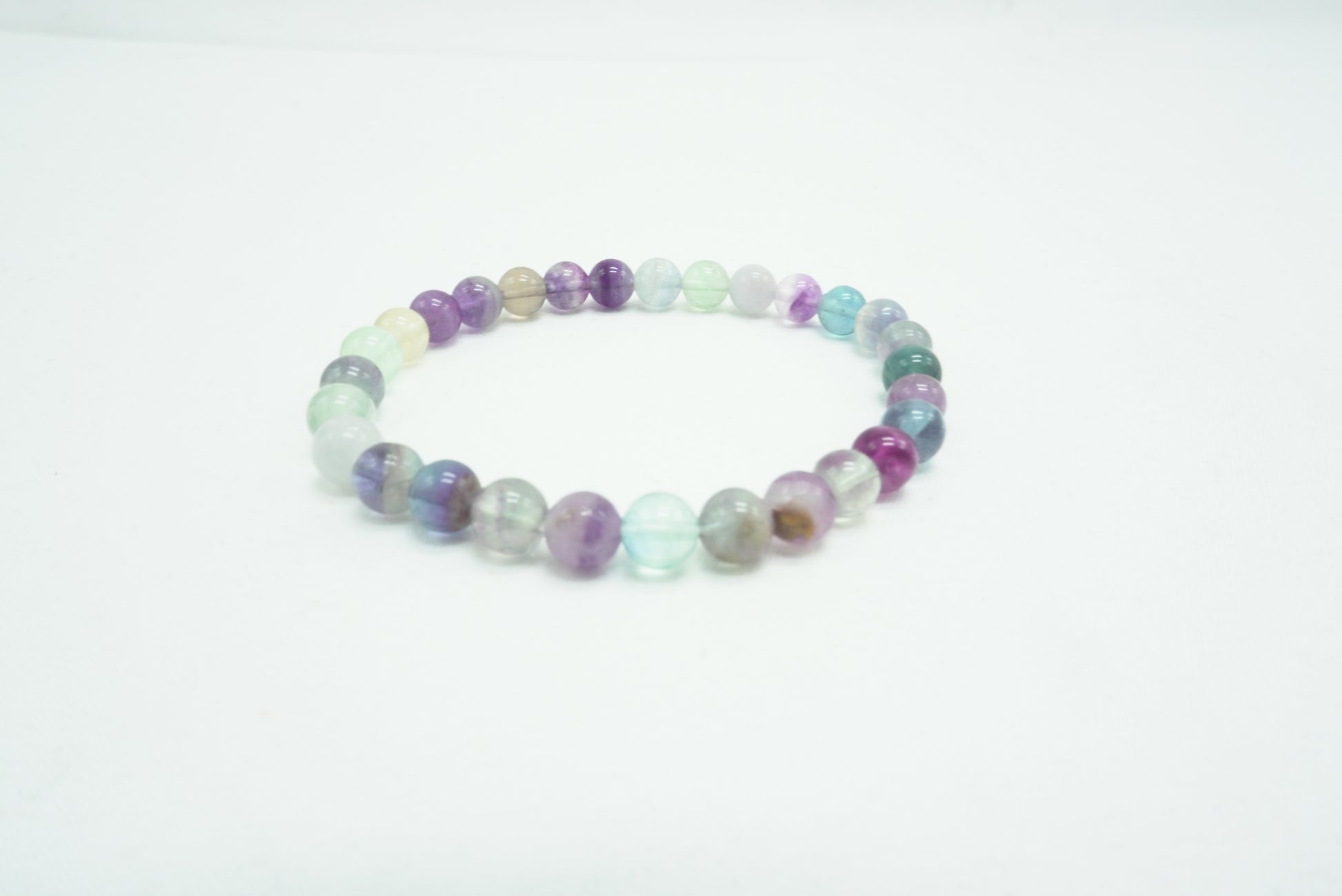 BRACELET FLUORITE MULTICOLORE 6MM