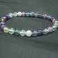 BRACELET FLUORITE MULTICOLORE 6MM