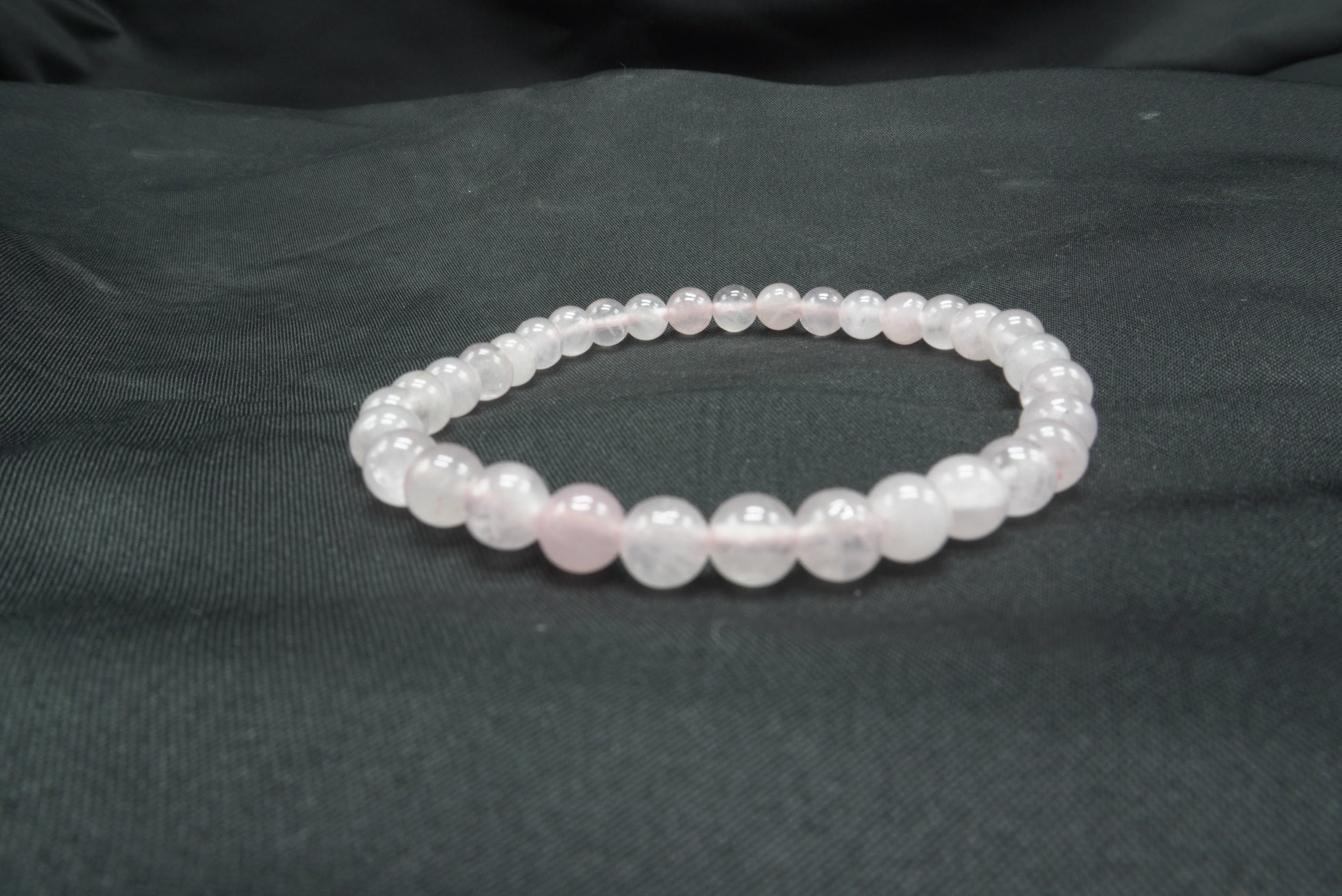 BRACELET QUARTZ ROSE 6MM