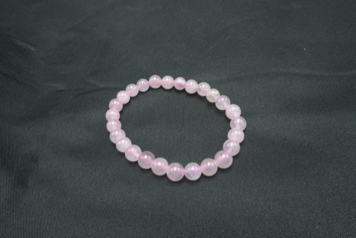 BRACELET QUARTZ ROSE 6MM TAILLE ENFANT
