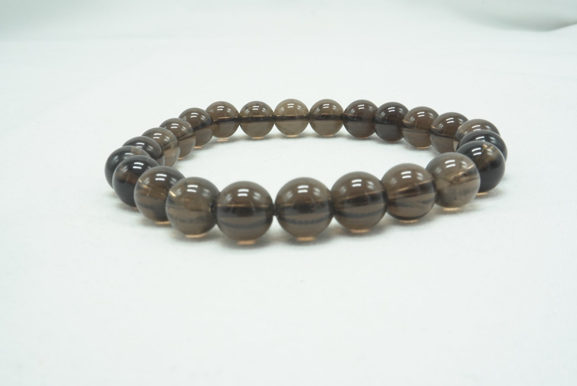 BRACELET QUARTZ FUME 8MM