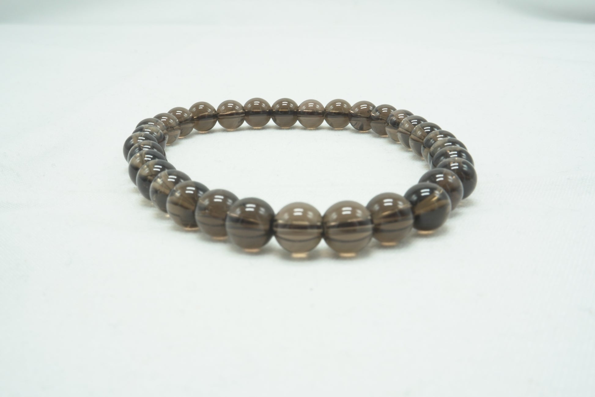 BRACELET QUARTZ FUME 6MM