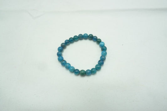 BRACELET APATITE BLEUE (Taille enfant) 6MM