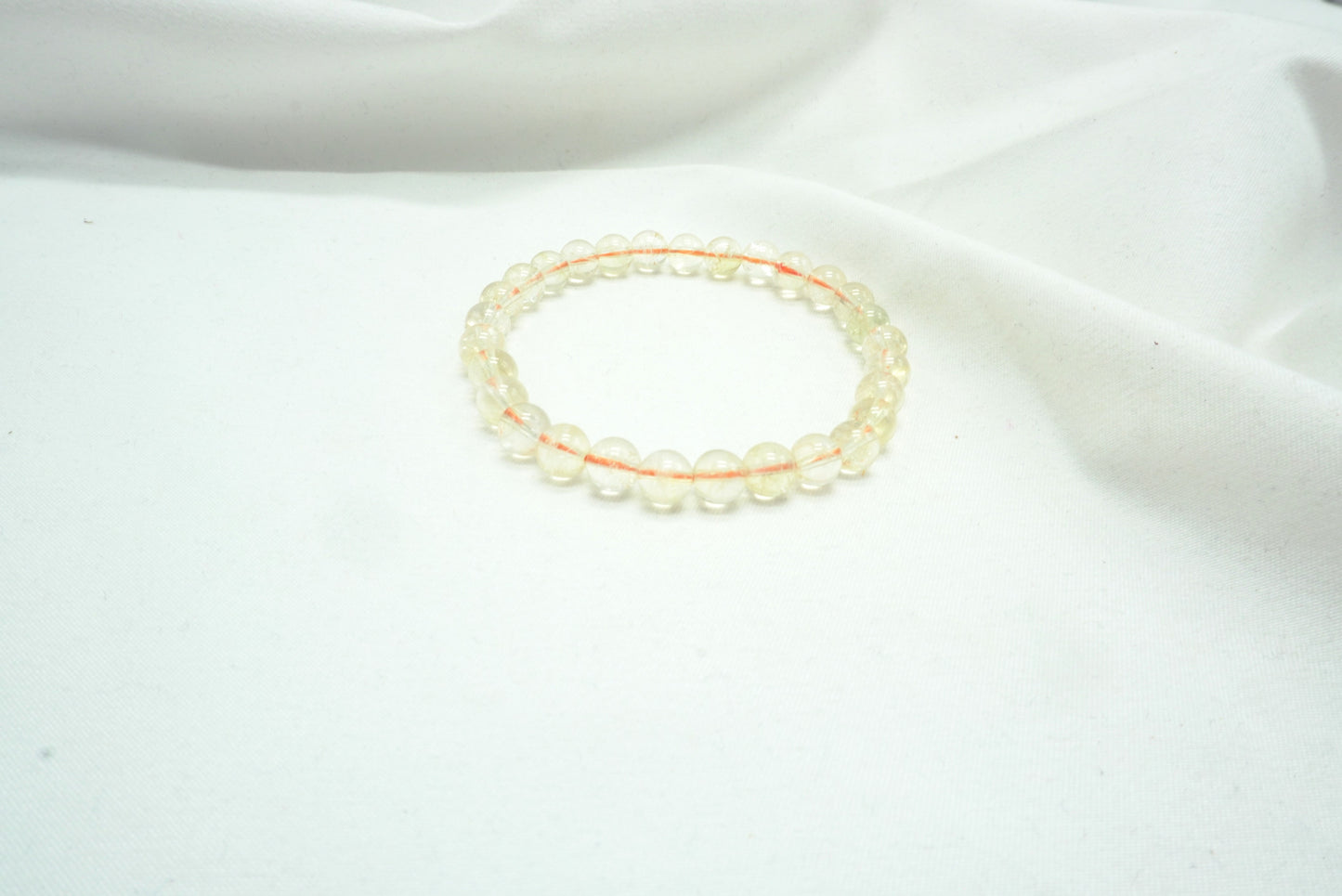 BRACELET CITRINE NATURELLE 6MM