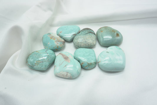 COEUR TURQUOISE DE MADAGASCAR (DICKTITE)