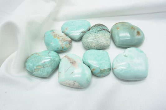 COEUR TURQUOISE DE MADAGASCAR (DICKTITE)