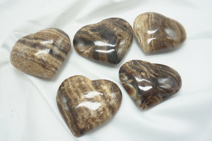 COEUR CALCITE CHOCOLAT