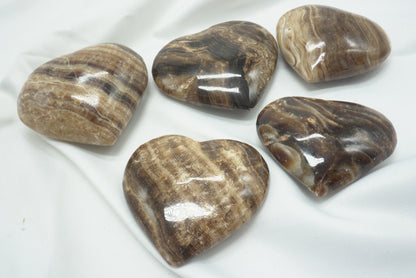 COEUR CALCITE CHOCOLAT