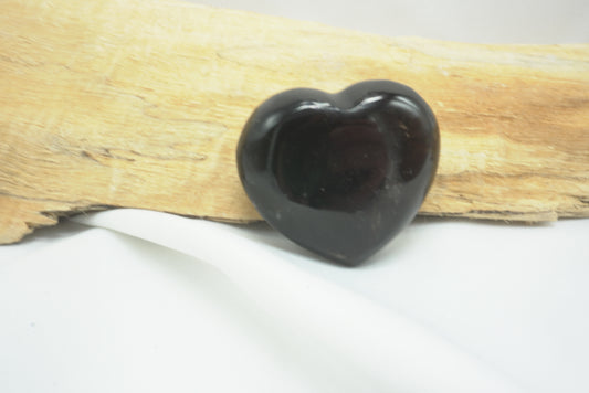 COEUR QUARTZ FUME FONCE