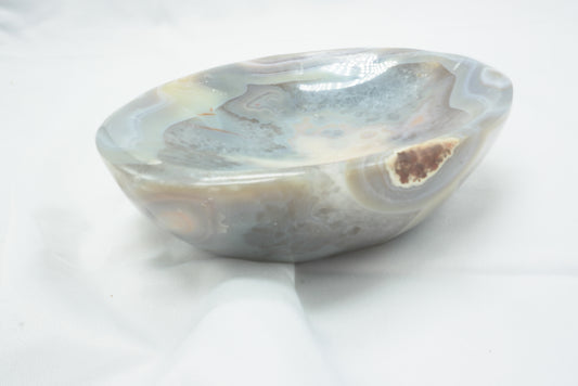 COUPELLE AGATE ORQUE (AGATE GRISE)