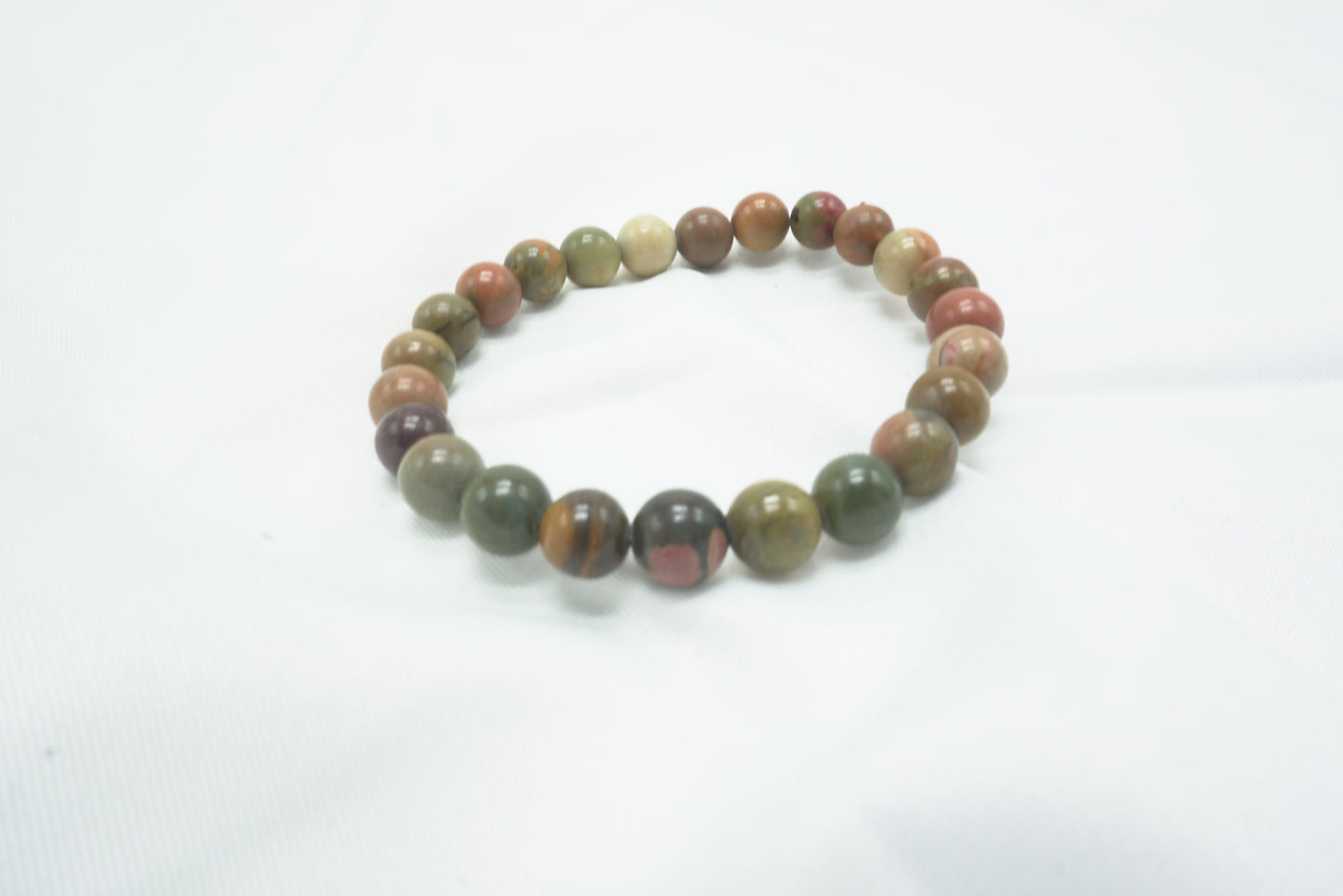 BRACELET JASPE POLYCHROME 8MM