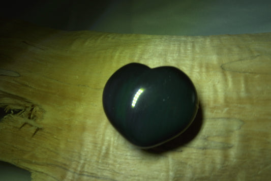 COEUR OBSIDIENNE ARC EN CIEL