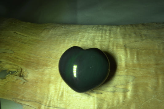 COEUR OBSIDIENNE ARC EN CIEL