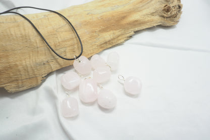 PENDENTIF PIERRE ROULEE MANGANOCALCITE