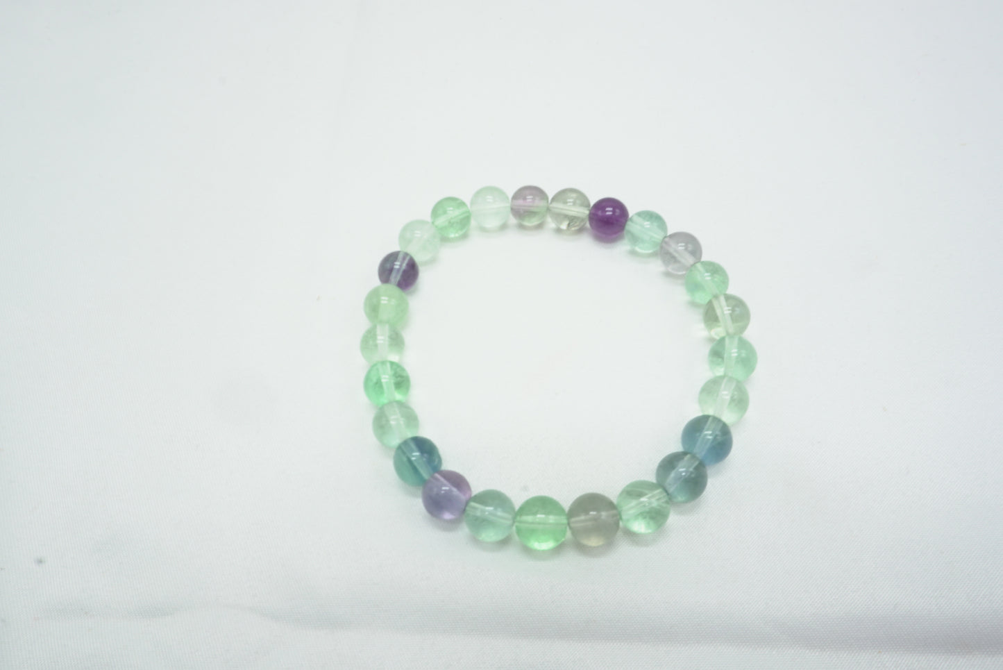 BRACELET FLUORITE MULTICOLORE 8MM