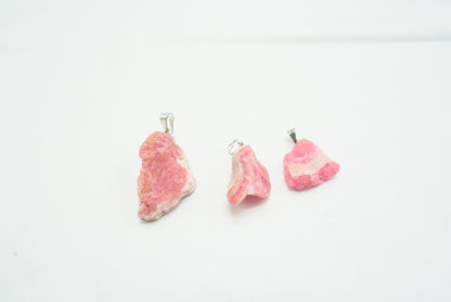 PENDENTIF RHODOCHROSITE BRUTE