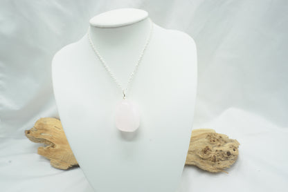 PENDENTIF PIERRE ROULEE MANGANOCALCITE