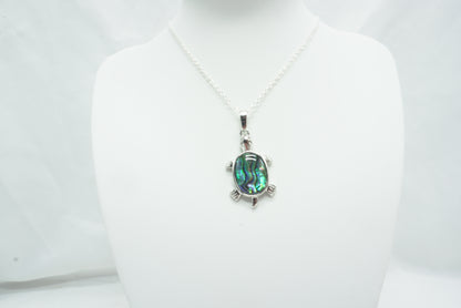 PENDENTIF COQUILLE D'ORMEAU TORTUE
