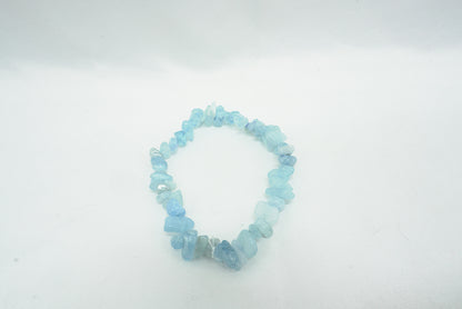 BRACELET BAROQUE AIGUE MARINE