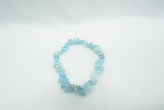 BRACELET BAROQUE AIGUE MARINE