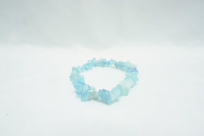 BRACELET BAROQUE AIGUE MARINE