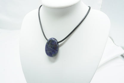 PENDENTIF PIERRE PERCEE SODALITE