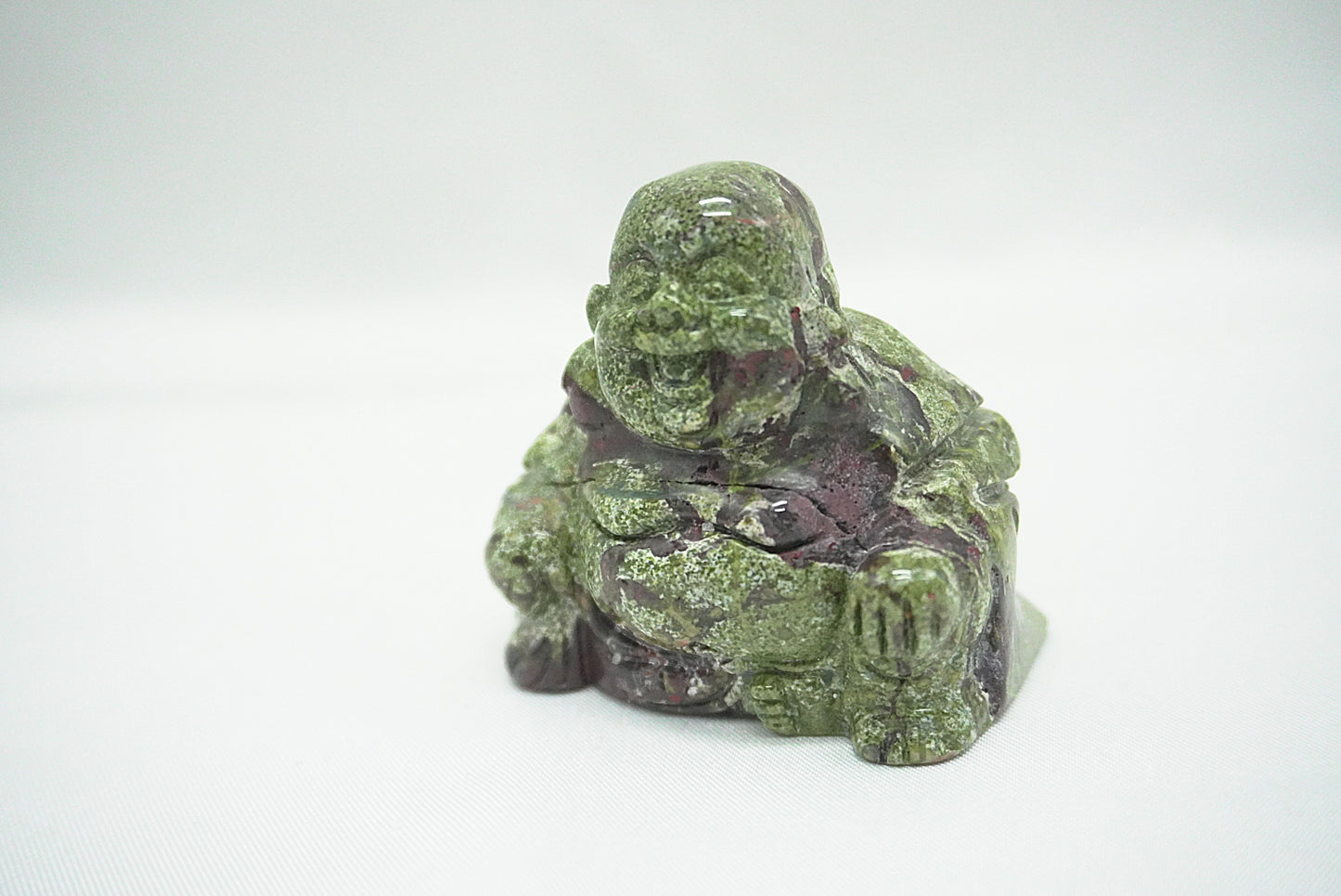 BOUDDHA JASPE SANG DE DRAGON (50MM)