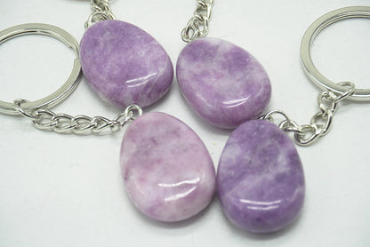 PORTE CLE LEPIDOLITE