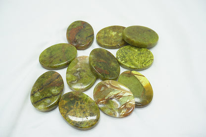 GALET PLAT OPALE VERTE