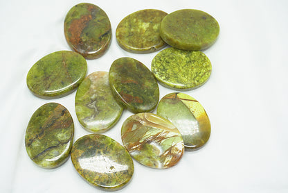 GALET PLAT OPALE VERTE