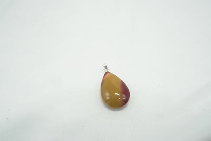 PENDENTIF GOUTTE JASPE MOKAITE