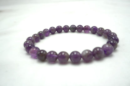 BRACELET AMETHYSTE 8MM (grande taille)