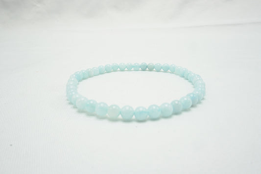 BRACELET AIGUE MARINE 4MM