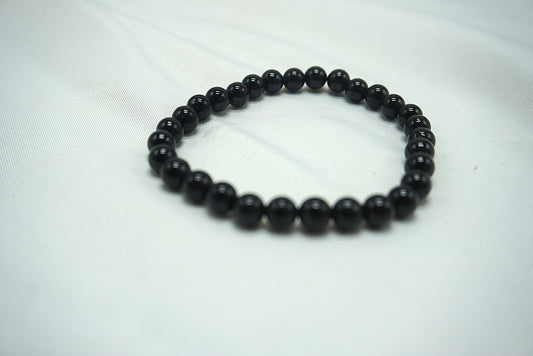 BRACELET TOURMALINE NOIRE 6MM