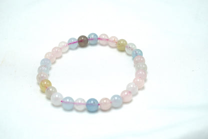 BRACELET BERYL NATUREL 6MM