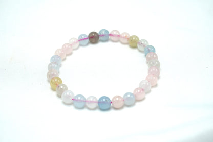 BRACELET BERYL NATUREL 6MM