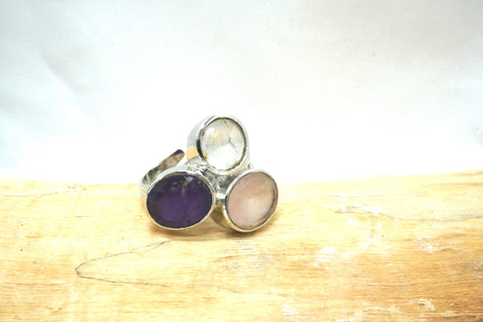 BAGUE AJUSTABLE TRIANGLE D'OR