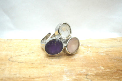 BAGUE AJUSTABLE TRIANGLE D'OR