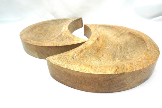 COUPELLE CROISSANT DE LUNE BOIS DE MANGUIER