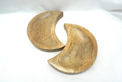 COUPELLE CROISSANT DE LUNE BOIS DE MANGUIER
